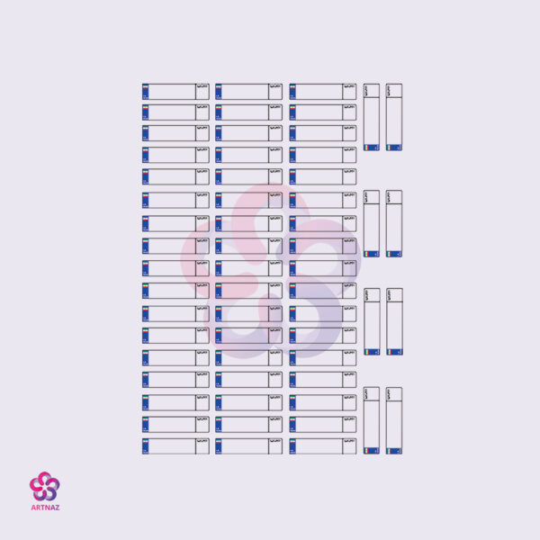 طلق شفاف پشت برچسبی پلاک ماشین