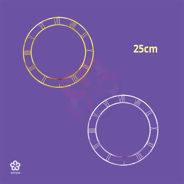 استیکر رینگ ساعت رومی کد 1 در 6 سایز