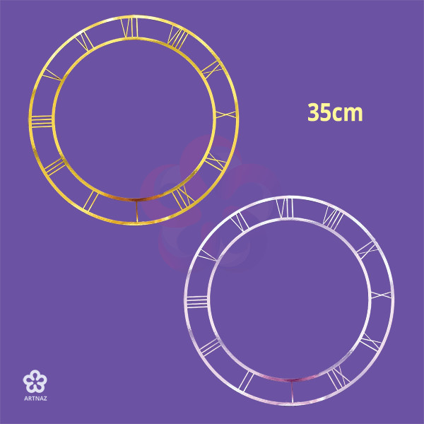 استیکر رینگ ساعت رومی کد 1 در 6 سایز