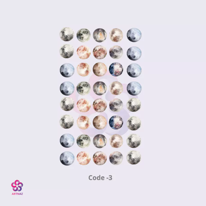 طلق طرح ماه کد 3