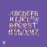 استیکر حروف انگلیسی (7.5 سانت)