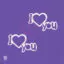استیکر قلب کد 10